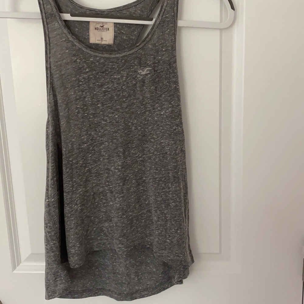 Gray Flowy Tank